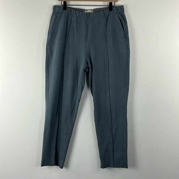 Everlane The Dream Pant Slate Grey Blue Pull On Womens Size XL Comfort Tailored - Picture 1 of 16
